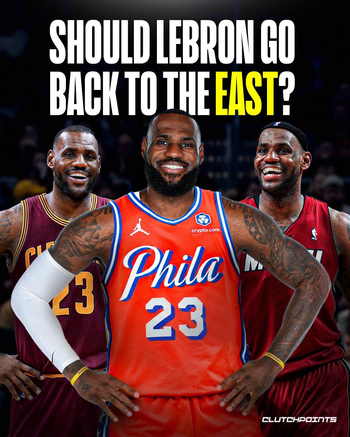 美媒：东部乱局正在酝酿，詹姆斯迎来重回东部的最佳时机